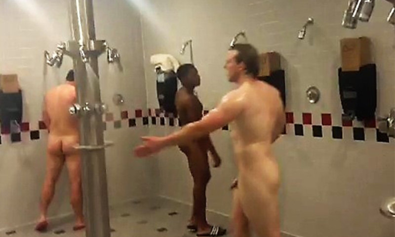 Nude Guys Shower orgasms collection