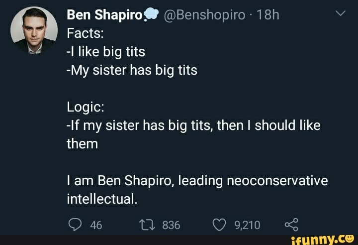 Best of Ben shapiro sister titties