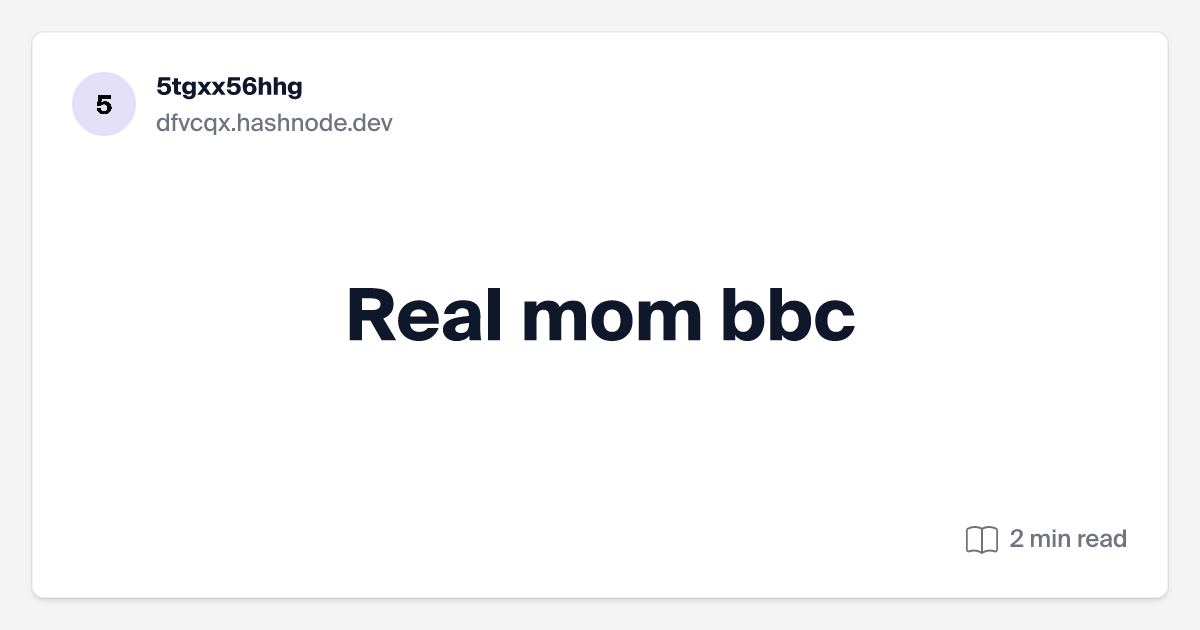 real mom bbc