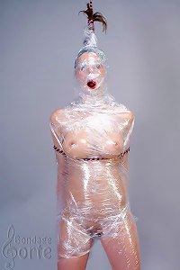 Best of Plastic wrapped bondage