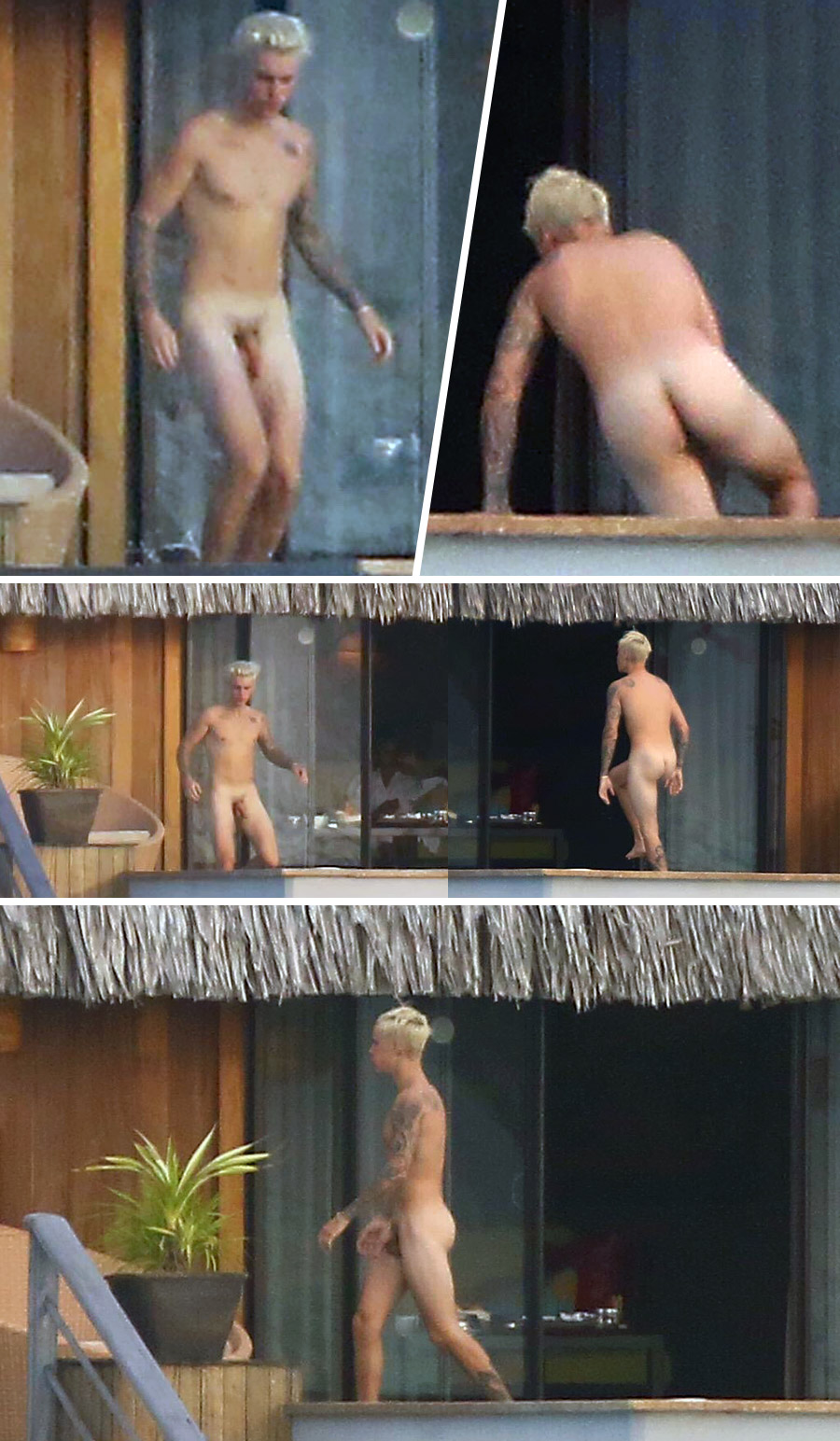 celebrities caught in the nude