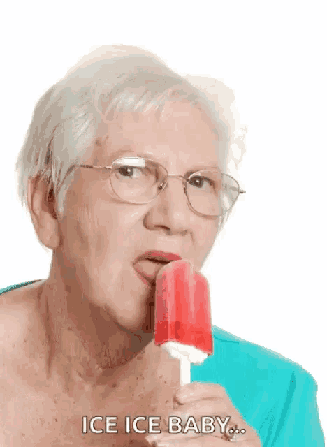 Best of Grandma gets licked