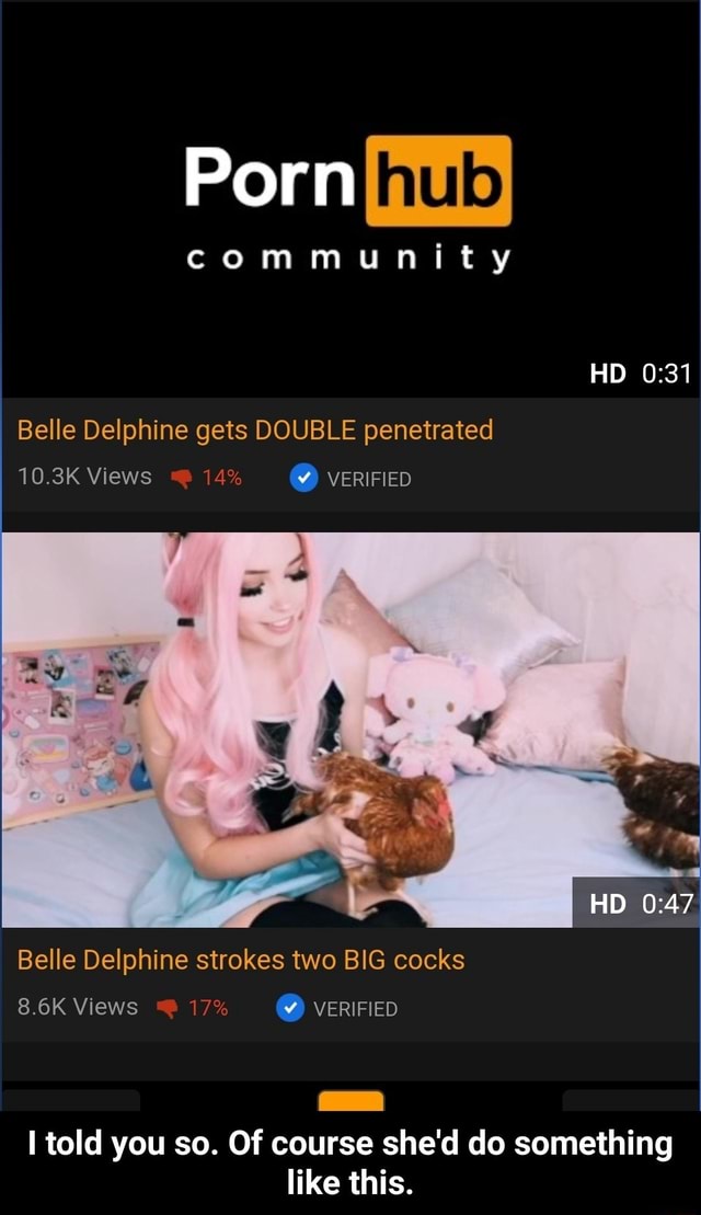 dermot oleary recommends belle delphine double penetration pic