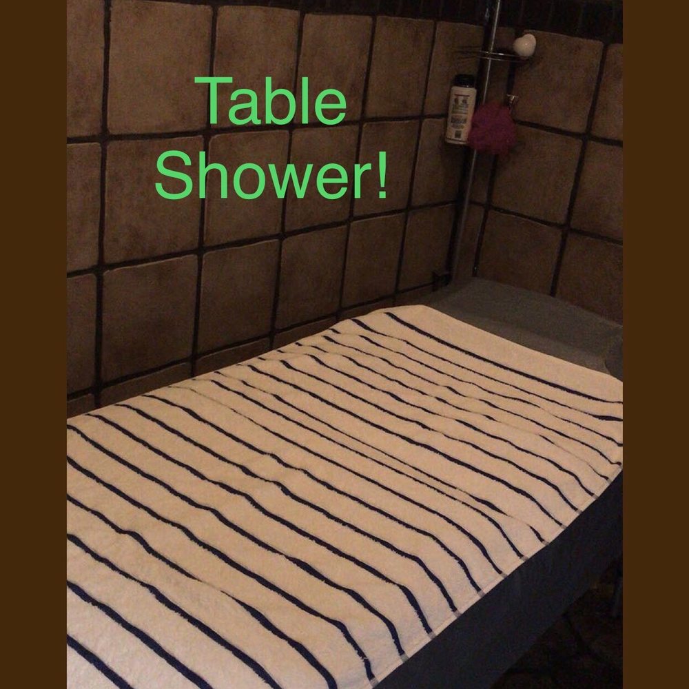 abigail asabea recommends Table Shower Asian