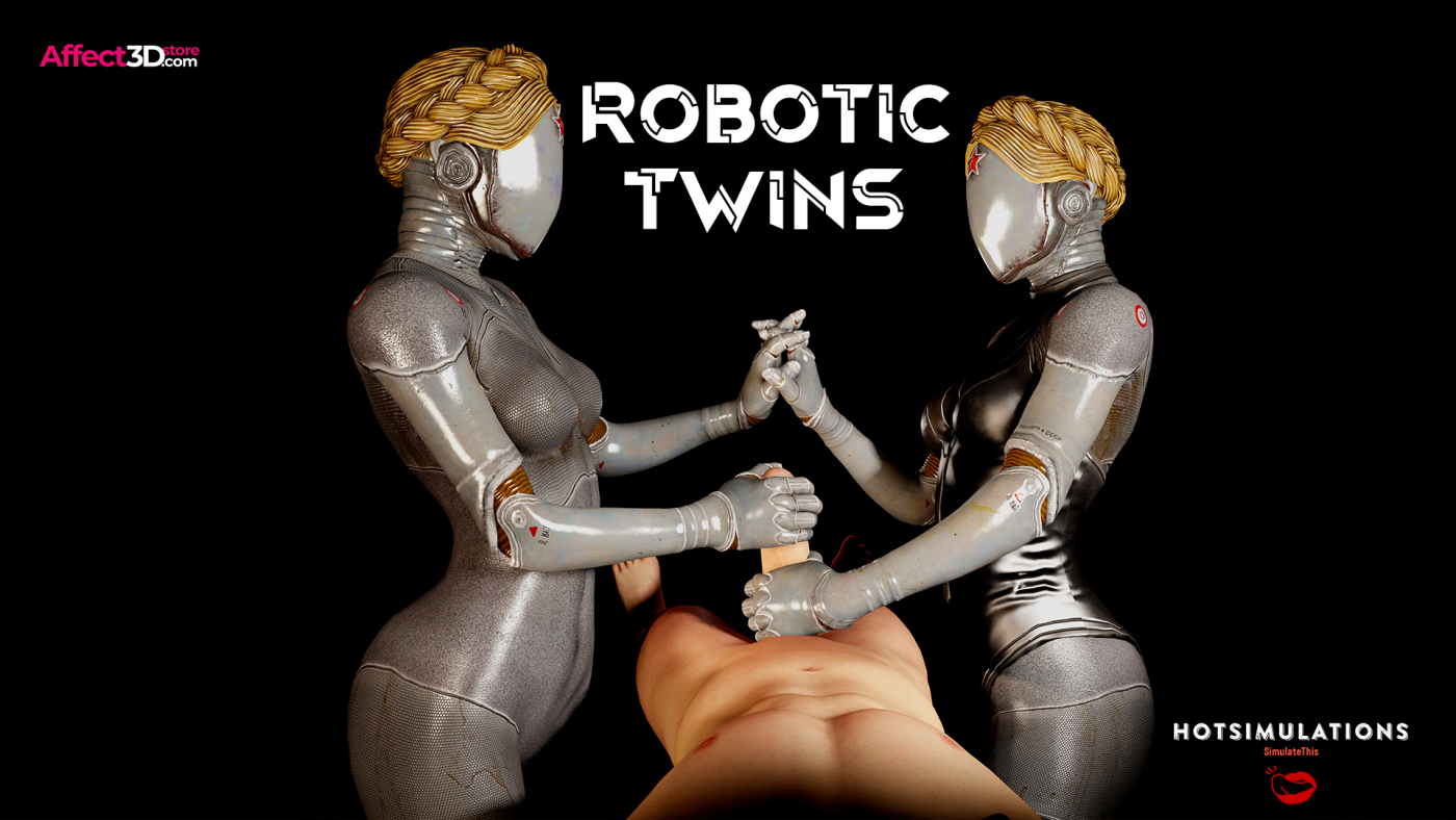 Robot Twins Porn penetration dildo