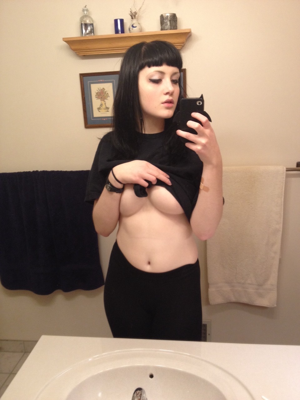 goth nude selfies