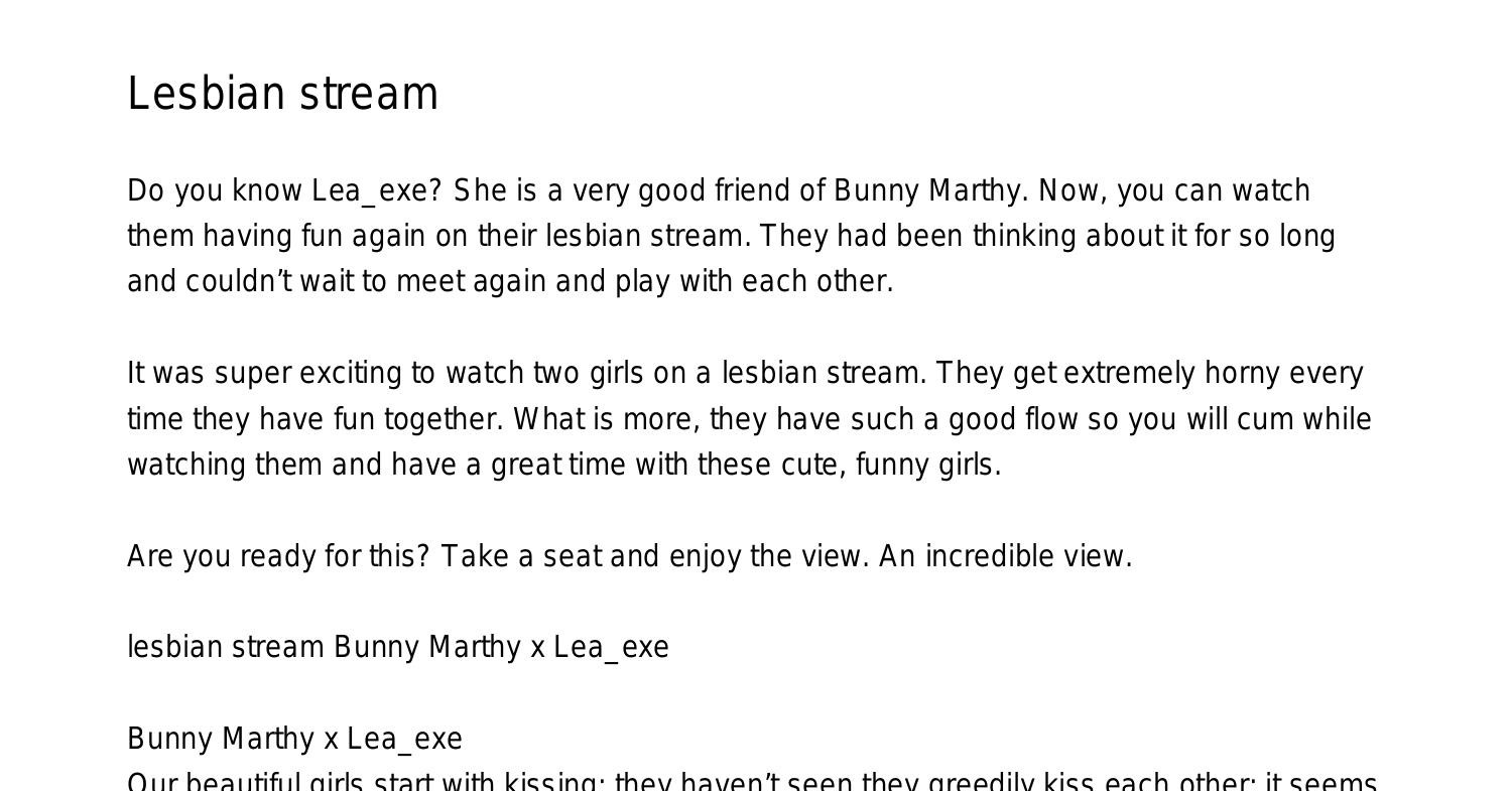 ayu rachma recommends Bunny Marthy Lesbian