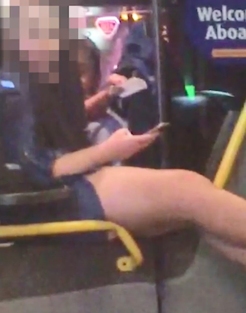 alexis tran recommends women groped on bus pic