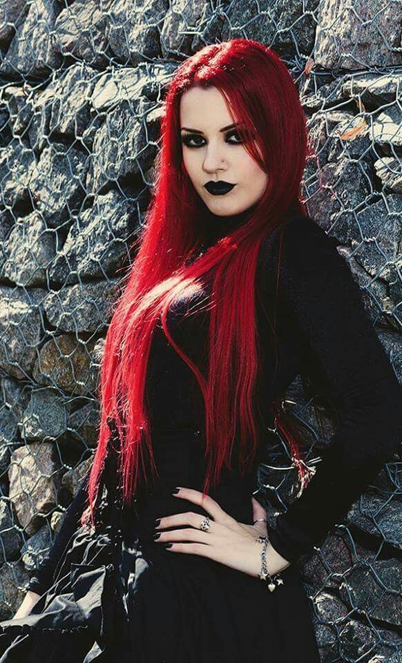 ahmed fayz add red haired goth photo