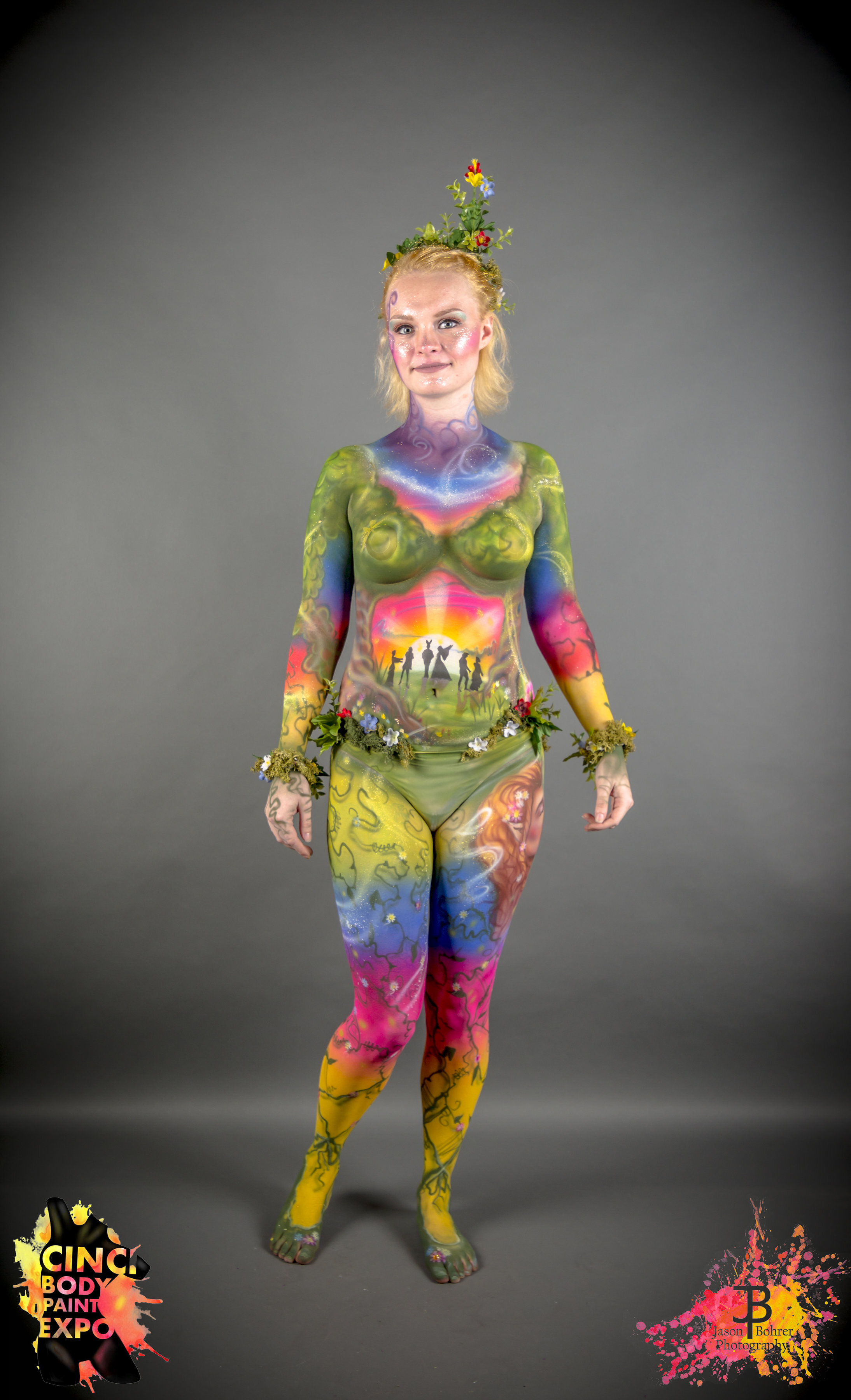 dana hinson add photo nude body paint art