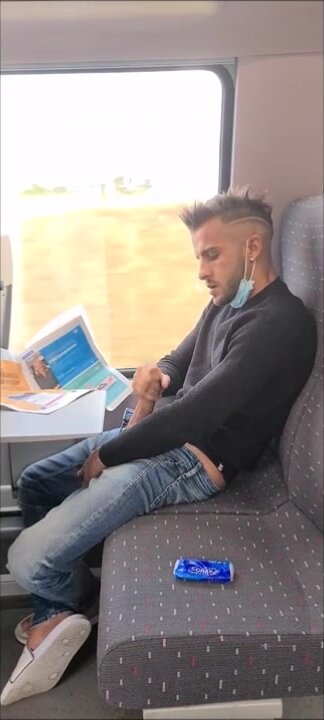 christopher gullick recommends jerking off on train pic