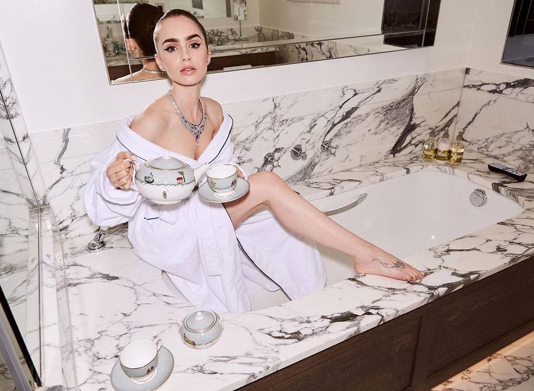 lily collins sexy - model strapon bi pornstars