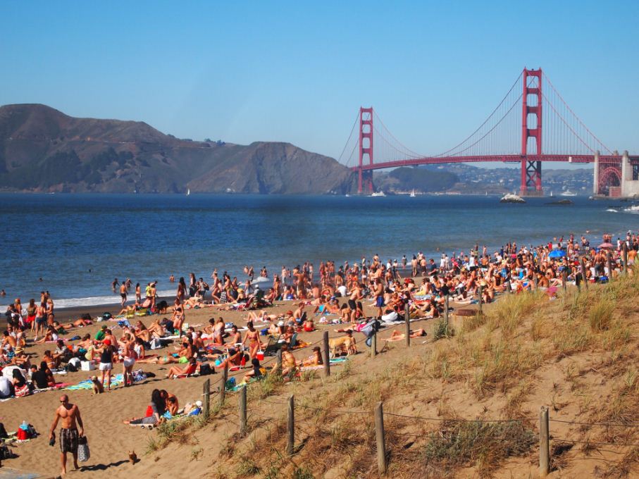 San Francisco Beach Nude a cockold